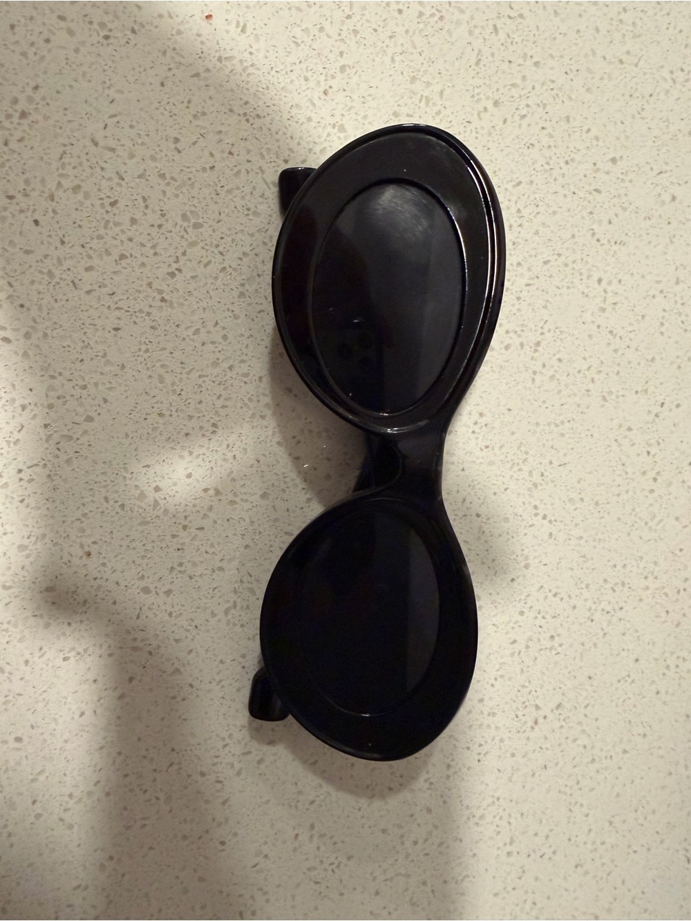 Loewe Black Oval Sunglasses